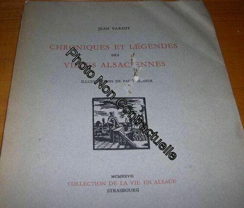 Chroniques Et Légendes Des Villes Alsaciennes