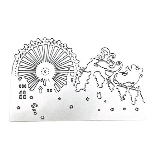 Christmas Metal Cutting Dies Stencil Scrapbooking Diy Album Stamp Paper Card Mold Embossing Decoration Craft