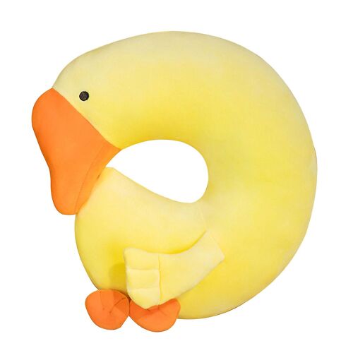 Neck Cushion Goose Plush U Shape Pillow For Office Napping Camping Home Use