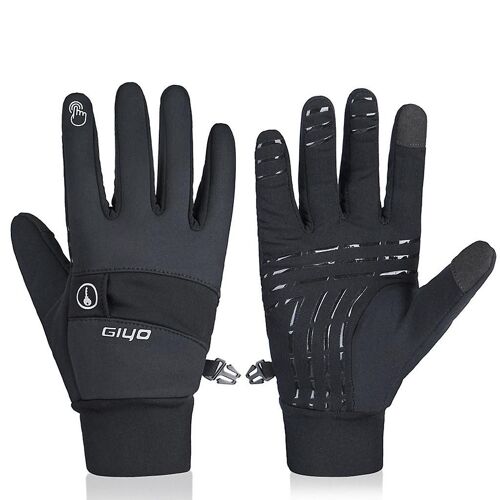 Gants Thermiques Hiver Moto Thermique Conduite Gants À Écran Tactile Imperméable À L'eau
