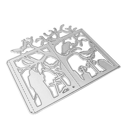 Halloween Tree Metal Cutting Dies Stencil Diy Scrapbooking Album Stamp Paper Car