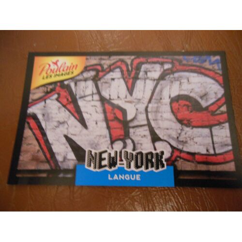Poulain - Villes Du Monde - New York - Langue