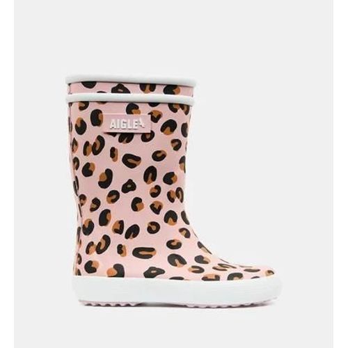 Aigle Bottes De Pluie Lolly Pop Play3 Léopard Rose