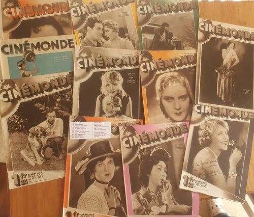 Lot De Cinemonde Diverses Années