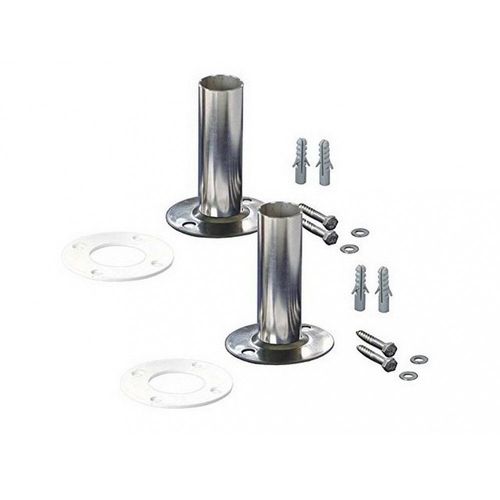 Jardiboutique 2 Fixations pour ?chelle INOX de Piscine en diam?tre 43 mm
