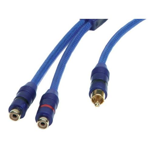 CL432 Adaptateur Y RCA - 1 RCA Male / 2 RCA Femelle 30 cm