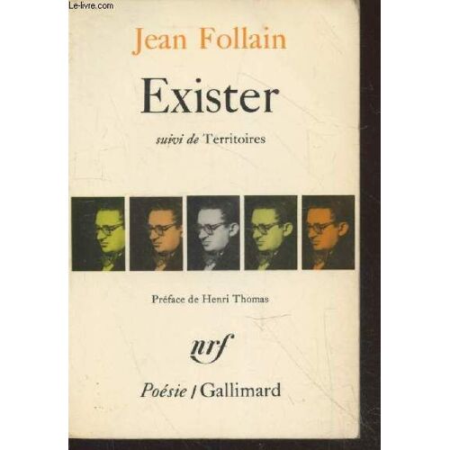 Exister Suivi De Territoires (Collection Poésie)