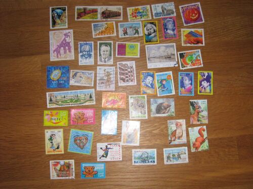 Lot De 43 Timbres France 2001