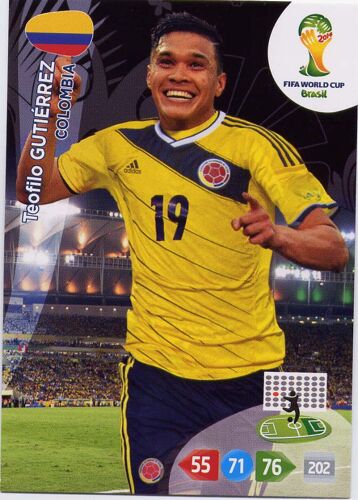 Panini Adrenalyn Xl Coupe Du Monde 2014 - Teofilo Gutierrez - Colombie - N°87