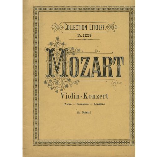 Mozart Vilolin Konzert  La Majeur