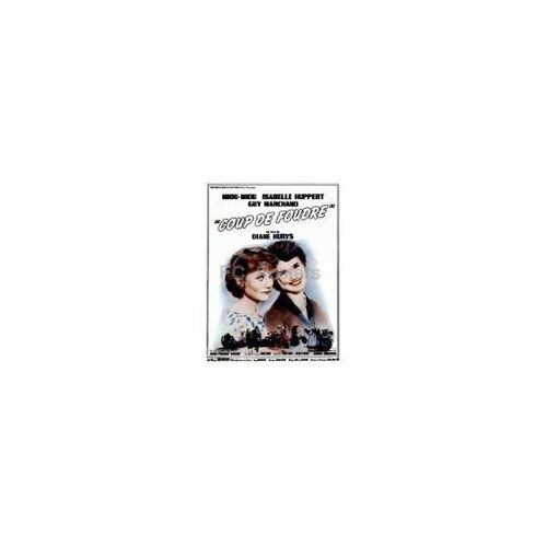 Coup De Foudre - Diane Kurys - Miou Miou - Isabelle Huppert - Affiche De Cinéma Pliée 120x160 Cm
