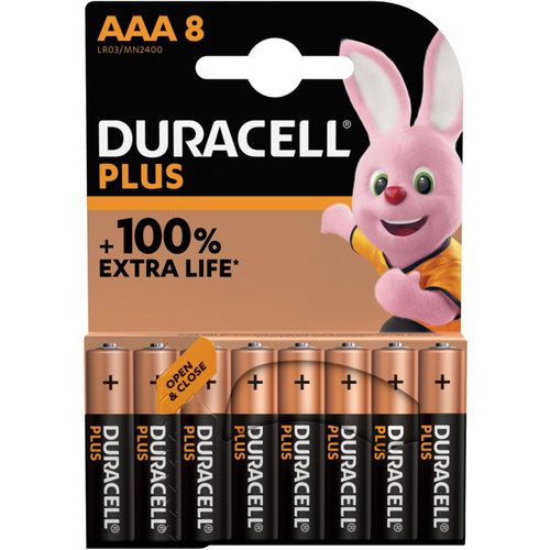 Pile Duracell AAA X8 Plus