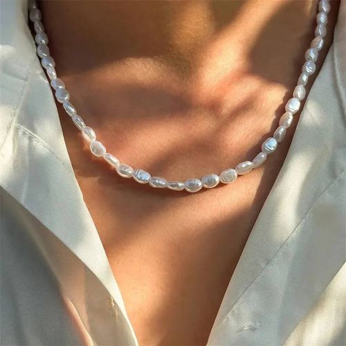 Collier Ras Du Cou En Imitation De Perles Pour Femmes,Nouvelle Mode,Vintage,Élégant,Tempérament Perlé,Bijoux De Fête De Mariage--X829