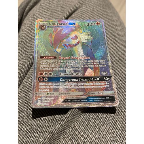 Carte Pokémon Secrète Lougaroc Gx 200pv