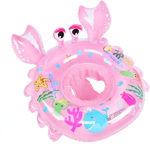Enfant Bague De Natation, Bouée Piscine Gonflable pour Enfants, Anneau de Natation pour Bebe 6 Mois-3 Ans - Rose