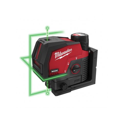 Laser vert 2 lignes avec aplomb M12 CLLP-301C | 4933478100 - Milwaukee