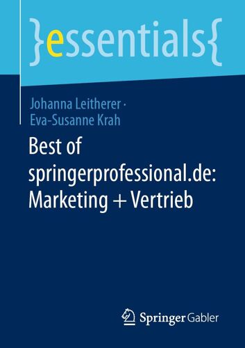 Best Of Springerprofessional.De: Marketing + Vertrieb