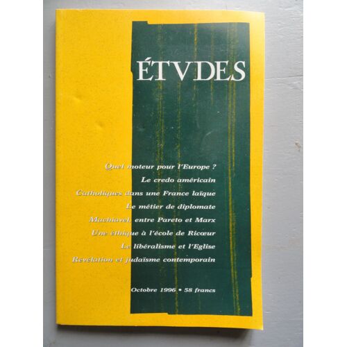 Revue Etudes 3854 Tome 385 N° 4 Jésus