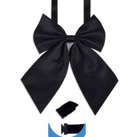 Fête Noeud Papillon Noeud Papillon Polyester Soie Noeud Papillon Banquet Femmes Dames Filles Gris Bc003--16