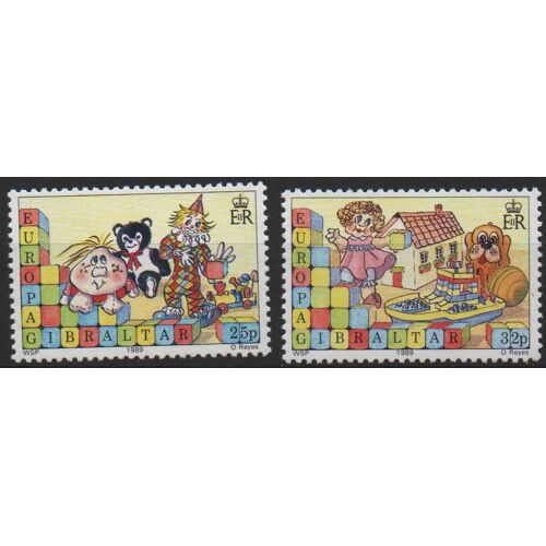 Gibraltar Timbres Europa 1989