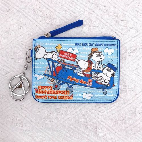 Snoopy porte-monnaie Charlie marron mignon portefeuille femmes loisirs Woodstock fermeture éclair porte-carte pochette pour monnaie dame cas filles--N