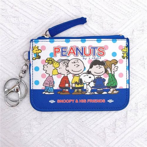 Snoopy porte-monnaie Charlie marron mignon portefeuille femmes loisirs Woodstock fermeture éclair porte-carte pochette pour monnaie dame cas filles--J