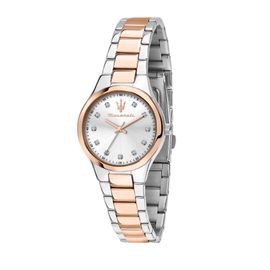 Montre-Bracelet Pour Femme Maserati Attrazione Analogique Argent Rose Umar8853151502