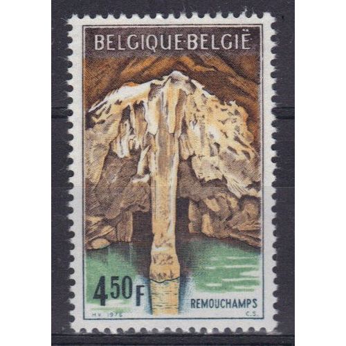 Belgique 1976 : Grottes De Remouchamps - Timbre 4 F. 50 Multicolore Neuf **