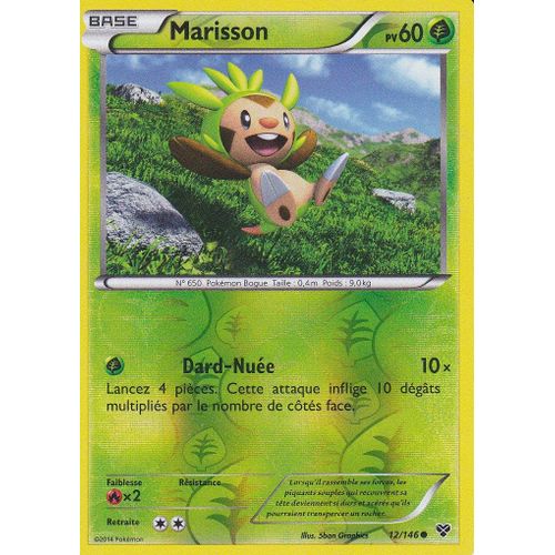Carte Pokemon - Marisson - 12/146 - Reverse - Edition X Et Y -