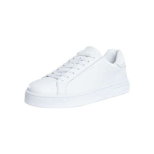 Armani Exchange Baskets En Cuir De Marque Noir