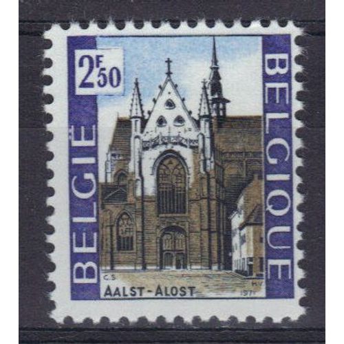 Belgique 1971 : Alost - Timbre 2 F. 50 Multicolore Neuf **