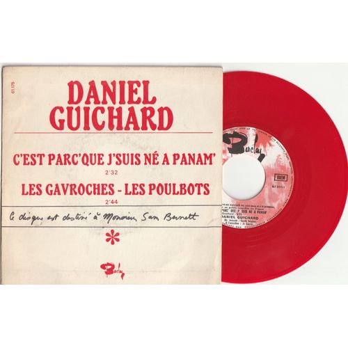 C'est Parc'que J'suis Né A Panam - Les Gabroches Les Poulbots / Vinyl De Couleur Rouge Red