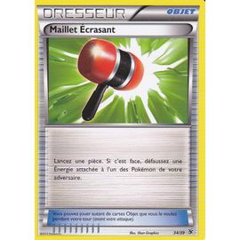 Carte Pokemon - Dresseur Objet - Maillet Ecrasant - 34/39 - Bienvenue A Kalos - Edition X Et Y -