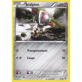Carte Pokemon - Scalpion - 19/39 - Bienvenue A Kalos - Edition X Et Y -