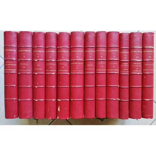 Oeuvres Complètes De Chateaubriand - 12 Tomes