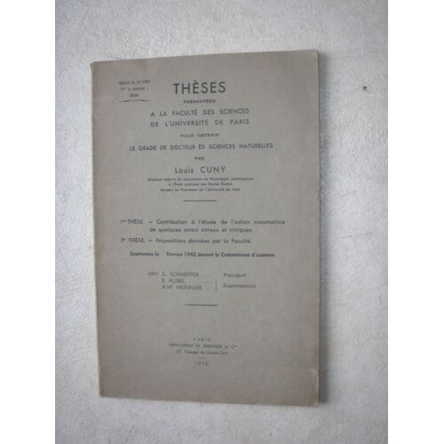 Contribution À L'étude De L'action Vasomotrice De Quelques Esters Nitreux Ou Nitriques. Propositions Données Par La Faculté