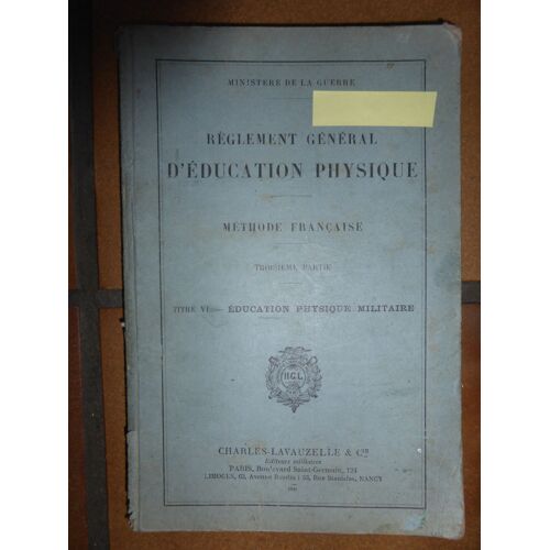 Règlement Général D'education Physique Troisième Partie