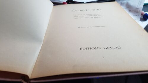 Le Petit Faon Edition Piccoli Texte Francais De Charlotte Penn Sujet De Jolanda Colombani 1958