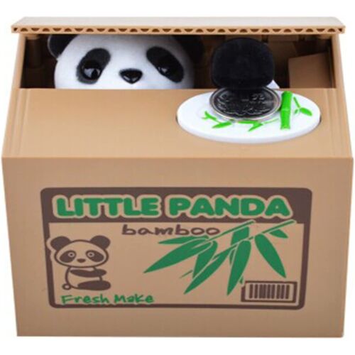 Boîte Tirelire économiser argent piece monnaie Design cute animal volent l'argent sauver Cents Coins Cadeau pour les Enfants Présent ( Panda )