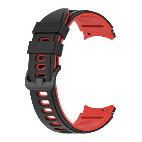 Samsung Galaxy Watch 4 Bracelet Classique En Silicone Noir + Rouge