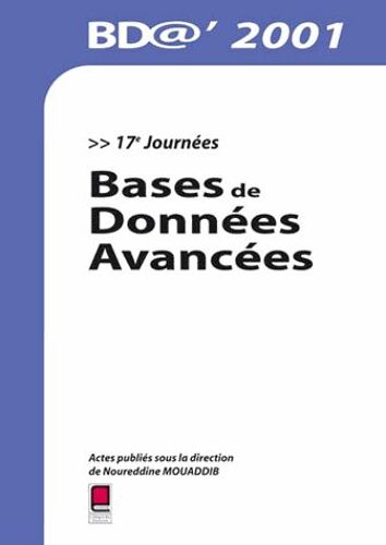 Bases De Données Avancées Bd@01 - Actes