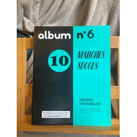 10 Marches Succes Album 6 Recueil Accordéon Partition Éditions Universelles