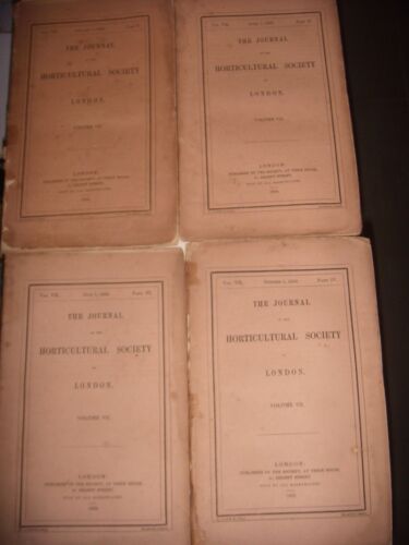 Horticulture: The Journal Of The Horticultural Society Of London, Vol 7 Part 1-4, 1852
