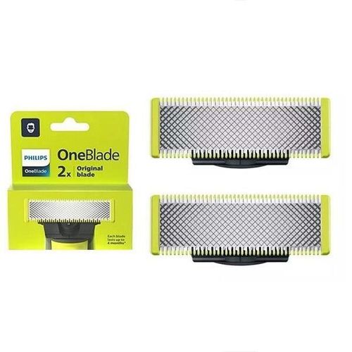 Lames De Rechange Philips Qp220/51 Oneblade - Acier Inoxydable - Double Sens - Étanches 