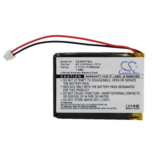 Batterie 3.7v 500mah Type Cp75 Mt Lp053040 Pour Idect M1 M2 X2 X2d X2di X2i