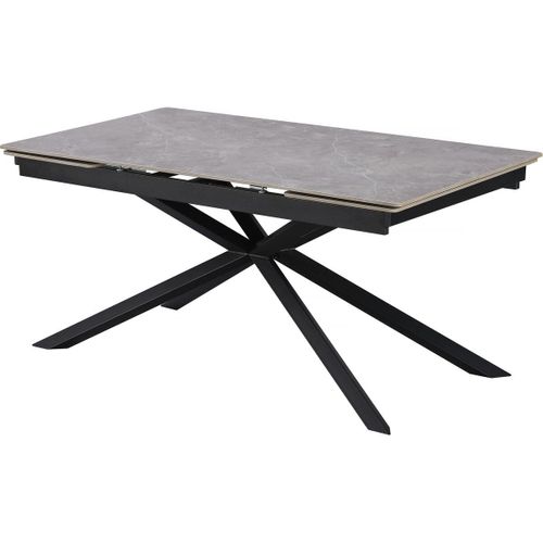 Table À Manger Extensible En Céramique 6 À 10 Personnes "Celeste" - Gris Marbré