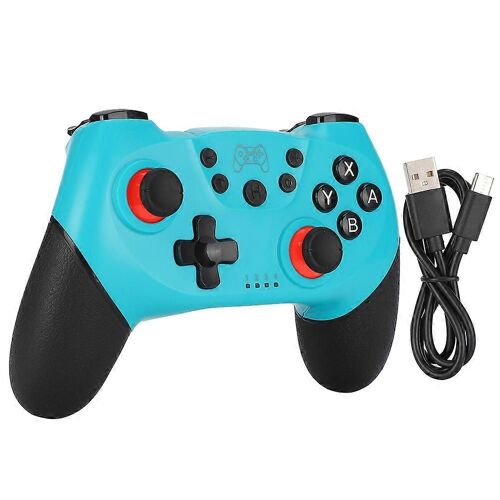Wireless Bluetooth Game Handle Gamepad With Vibration 6-Axis Somatosensory For Switch Hostgreen