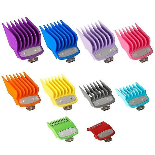 10pcs Clipper Guards Pour Wahl , Avec Clip De 1/16 Pouce À 1 Pouce