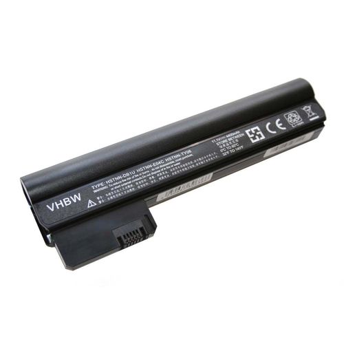 vhbw 1x Batterie compatible avec HP Mini CQ10-400, CQ10, 110-3190sf, 110-3190ef, 110-3170sf, 110-3170ef ordinateur portable (4400mAh, 11,1V, Li-ion)