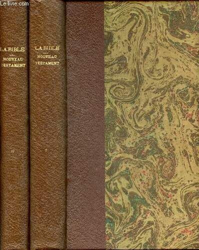 La Bible Traduction Par Vulgate, Par Le Maistre De Sacy Nouveau Testament En 2 Tomes Nouvelle Édition